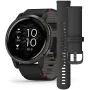 Garmin Venu 2 010-02430-21 klokke med  urskive og en urkasse med 45 mm i diameter og en Skinnreim i Svart