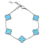 SKØR Clove Sky blue Armbånd Rustfritt Stål SK0040
