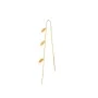 STINE A Jewelry Three Leaves Øredobbe Single Gullforgylt sølv 1042-02-s