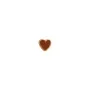 STINE A Jewelry Petit Love Heart Øredobbe Single Gullforgylt sølv 1181-02-Mocha