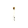 STINE A Jewelry Petit Pearl Berries Behind Ear Øredobbe Single Gullforgylt sølv 1311-02-S