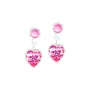 Blomdahl Pendant Heart Øredobber Plast 15-0103-2124