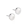 Blomdahl ST Bezel Pearl Øredobber Titanium 15-1406-59