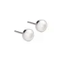 Blomdahl ST Bezel Pearl Øredobber Titanium 15-1409-59