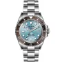 OceanX Sharkmaster 1000 sms1015 klokke med Blå urskive og en urkasse med 44 mm i diameter og en Lenke i Sølv