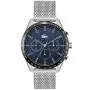Lacoste Boston 2011163 klokke med Blå urskive og en urkasse med 42 mm i diameter og en Meshlenke  i Sølv