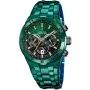 Festina Chrono Bike Special Limited Edition F20676/1 klokke med Grønn urskive og en urkasse med 44 mm i diameter og en Lenke i Grønn