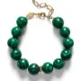 ANNI LU Malachite Armbånd Forgylt messing 262-10-11