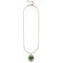 ANNI LU Malachite Halskjede Forgylt messing 262-20-37