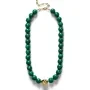 ANNI LU Malachite Halskjede Forgylt messing 262-20-41