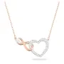 Swarovski Infinity Hyperbola Halskjede Rustfritt Stål 5518865