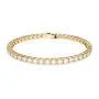 Swarovski Matrix Tennis Armbånd Metall forgylt 5657665