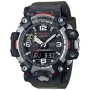 Casio G-Shock Mudmaster GWG-2000-1A3ER klokke med Svart urskive og en urkasse med 54 mm i diameter og en Gummireim i Grønn