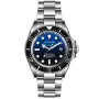 OceanX Sharkmaster 1000 SMS1012 klokke med Blå urskive og en urkasse med 44 mm i diameter og en Lenke i Sølv