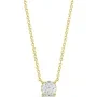 Alier Studio Aura Solitaire Halskjede Gull 0,50 ct. AS006