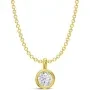 Alier Studio Elise Solitaire Halskjede Gull 0,25 ct. AS007