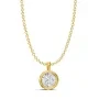 Alier Studio Elise Solitaire Halskjede Gull 0,50 ct. AS008