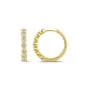 Alier Studio Alma Hoops Øredobber Gull 0,50 ct. AS016