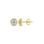 Alier Studio Sol Studs Øredobber Gull 0,72 ct. AS018