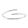 Alier Studio Luna Diamond Bangle Armbånd Hvittgull 0,33 ct. AS024
