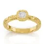 Alier Studio Muse Diamond Solitaire Ring Gull 0,32 ct. AS025