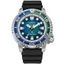 Citizen Promaster Eco-Drive BN0166-01L klokke med Blå urskive og en urkasse med 44 mm i diameter og en Gummireim i Svart
