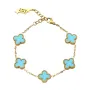 SKØR Clove Light Blue Armbånd Rustfritt Stål SK0053
