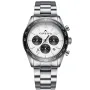 Cavetto Costanza CV0019 klokke med Hvit urskive og en urkasse med 42 mm i diameter og en Lenke i Sølv