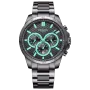 Dissing Tuatara D1107 klokke med Svart urskive og en urkasse med 46 mm i diameter og en Lenke i Svart