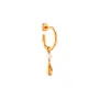 Jane Kønig Drippy Øredobbe Single Gullforgylt sølv DHPD-AW22-G