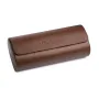 Dissing Watch Roll i Brun Lær med plass til 3 klokker