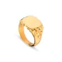 Jane Kønig Drippy Signet Ring Gullforgylt sølv DSR-AW22-G
