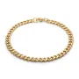 Captena Panzer Golden Steel Bracelet 5 mm Armbånd Rustfritt Stål DU20016