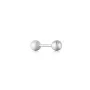 Ania Haie Sphere Barbell Øredobbe Single Sølv E035-02H