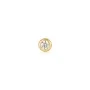 Ania Haie Sparkle Bezel Barbell Øredobbe Single Gullforgylt sølv E035-06G