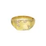 Jane Kønig Iced Signet Ring Gullforgylt sølv EBISR-XJK23-G