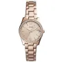 Fossil Scarlette Mini-Tone ES4318 klokke med Rosagull urskive og en urkasse med 32 mm i diameter og en Lenke i Rosagull