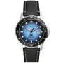 Fossil Blue FS5960 klokke med Blå, Svart urskive og en urkasse med 42 mm i diameter og en Skinnreim i Svart