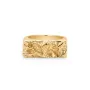 IX Studios Rustic Ring Gullforgylt sølv DMN0321GD
