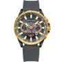 Kensington Master K0056 klokke med Grå urskive og en urkasse med 48 mm i diameter og en Gummireim i Grå