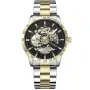 Kensington Automatic K0099 klokke med Svart urskive og en urkasse med 43 mm i diameter og en Lenke, Two-Tone  i Gull, Sølv