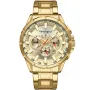 Kensington Master K0050 klokke for Herre med Gull skive, 48 mm i diameter og med Gull Lenke klokkereim