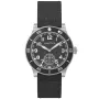 NAUTICA NAPHST002 klokke med Svart urskive og en urkasse med 44 mm i diameter og en Skinnreim i Svart