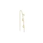 Jane Kønig Small Half Moon NO. 2 Chain earring Øredobbe Single Rustfritt Stål SHMC-AW26-SS-G