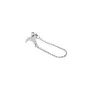 Jane Kønig Single Half Moon NO. 2 Chain Stud Øredobbe Single Rustfritt Stål SHMS-AW26-SS-S