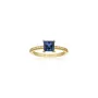 Sif Jakobs Ellera Quadrato Ring Gullforgylt sølv SJ-R42280-BLCZ-YG