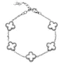 SKØR Clove White Armbånd Rustfritt Stål SK0035