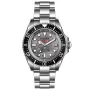 OceanX Sharkmaster 1000 Limited Edition SMS1011M klokke med Grå urskive og en urkasse med 44 mm i diameter og en Lenke i Sølv