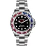 OceanX Sharkmaster 1000 Limited Edition SMS1043 klokke med Svart urskive og en urkasse med 44 mm i diameter og en Lenke i Sølv