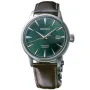Seiko Presage Mockingbird Cocktail Automatic SRPD37J1 klokke med Grønn urskive og en urkasse med 41 mm i diameter og en Skinnreim i Brun